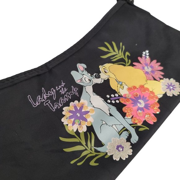 Disney Vintage lady and the tramp 2000s style y2k flower handbag small - Picture 2 of 5
